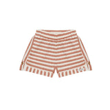 Kaatio Shorts | Rust - White Striped