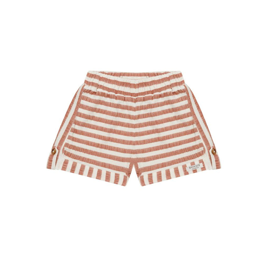 Kaatio Shorts | Rust - White Striped