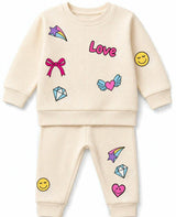 Baby Doodle Patches Thermal Set - Sand