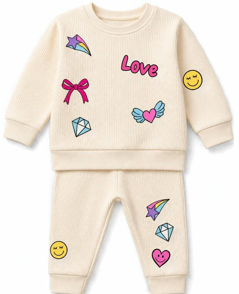 Baby Doodle Patches Thermal Set - Sand