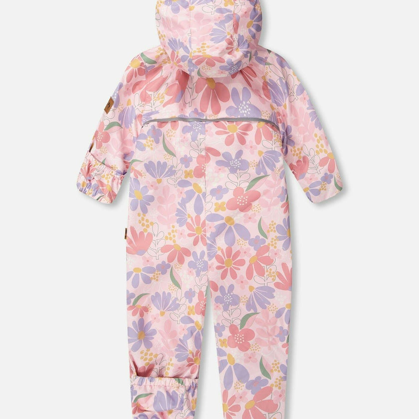 Baby Mid-Season One-Piece Outerwear With Hat