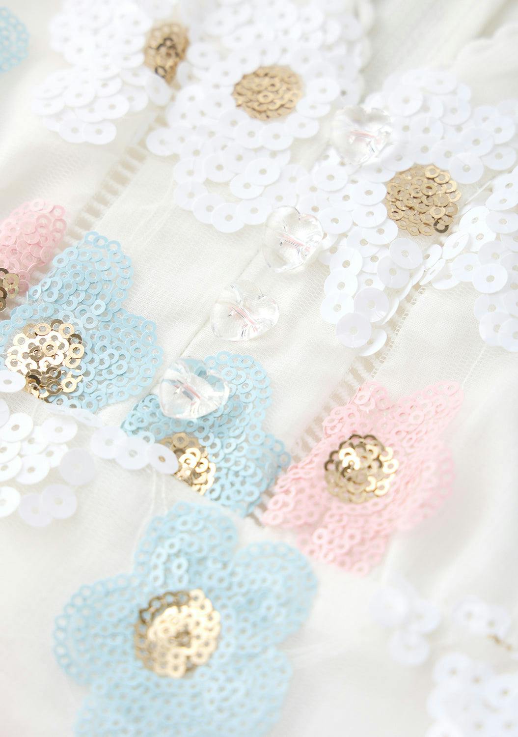 Gabrielle Frill Sequin Mini Dress