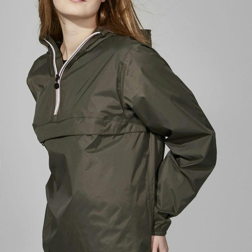 Torba Quarter Zip light Packable Rain Jacket