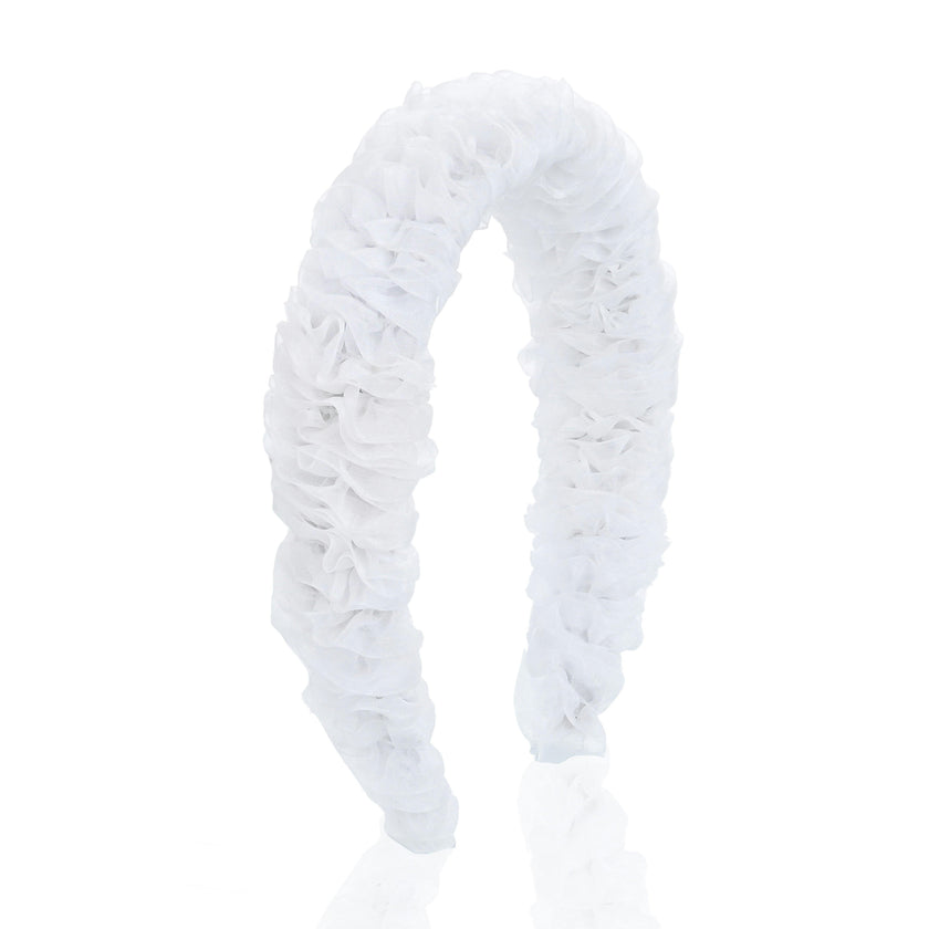 Ruffled Sheer Headband