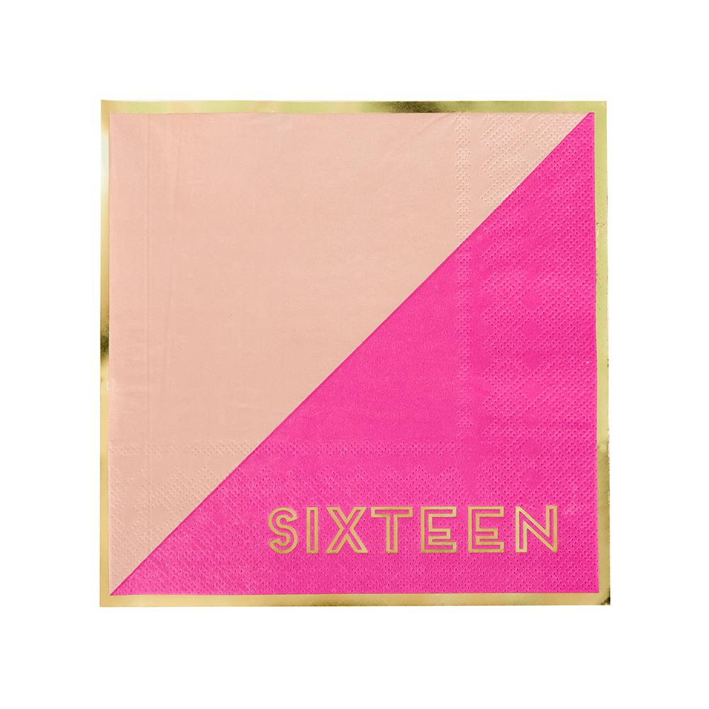 Sweet 16 Large Napkins