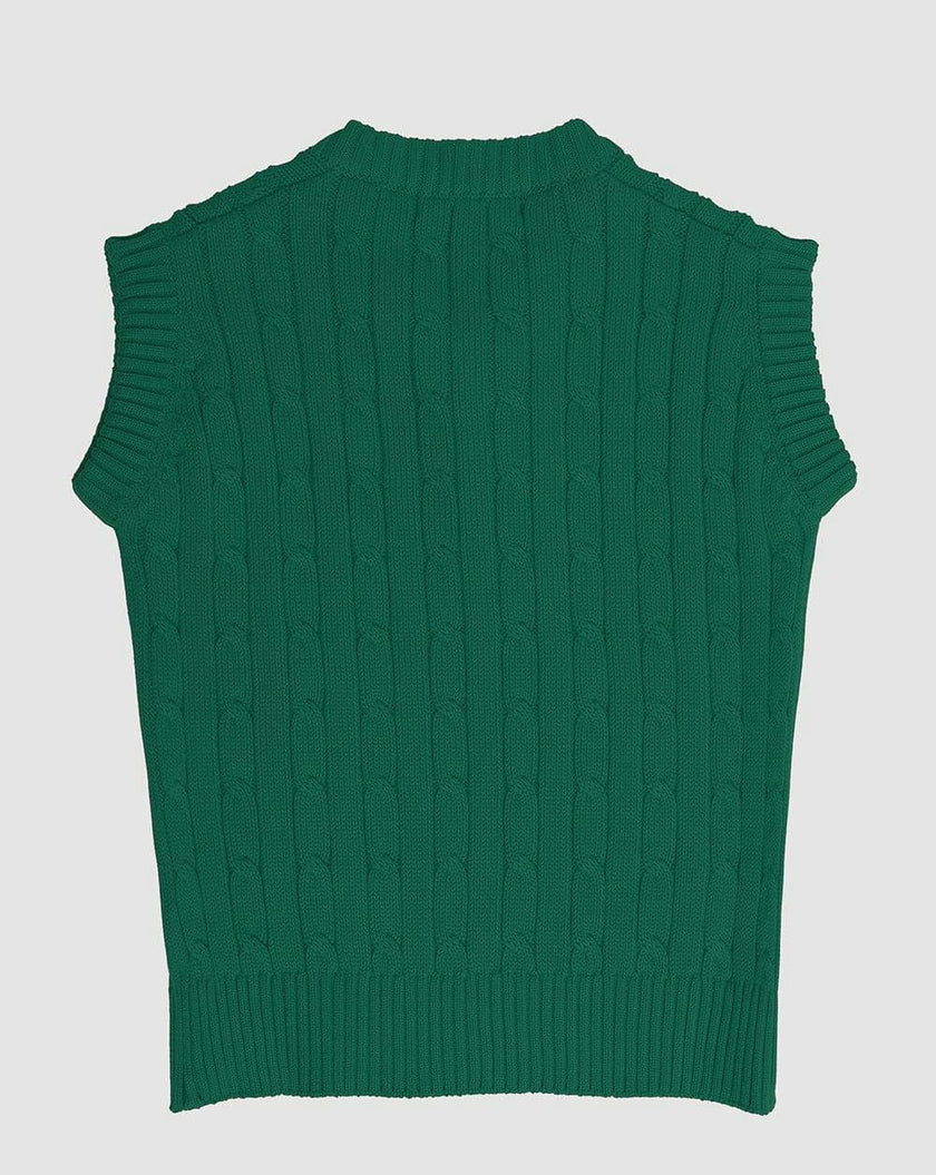 Darby Cable Knit Vest