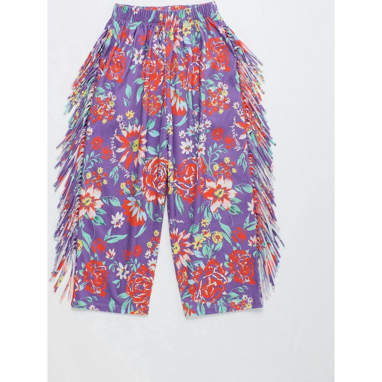 BEVERLY FRINGE PANTS DEEP LAVENDER
