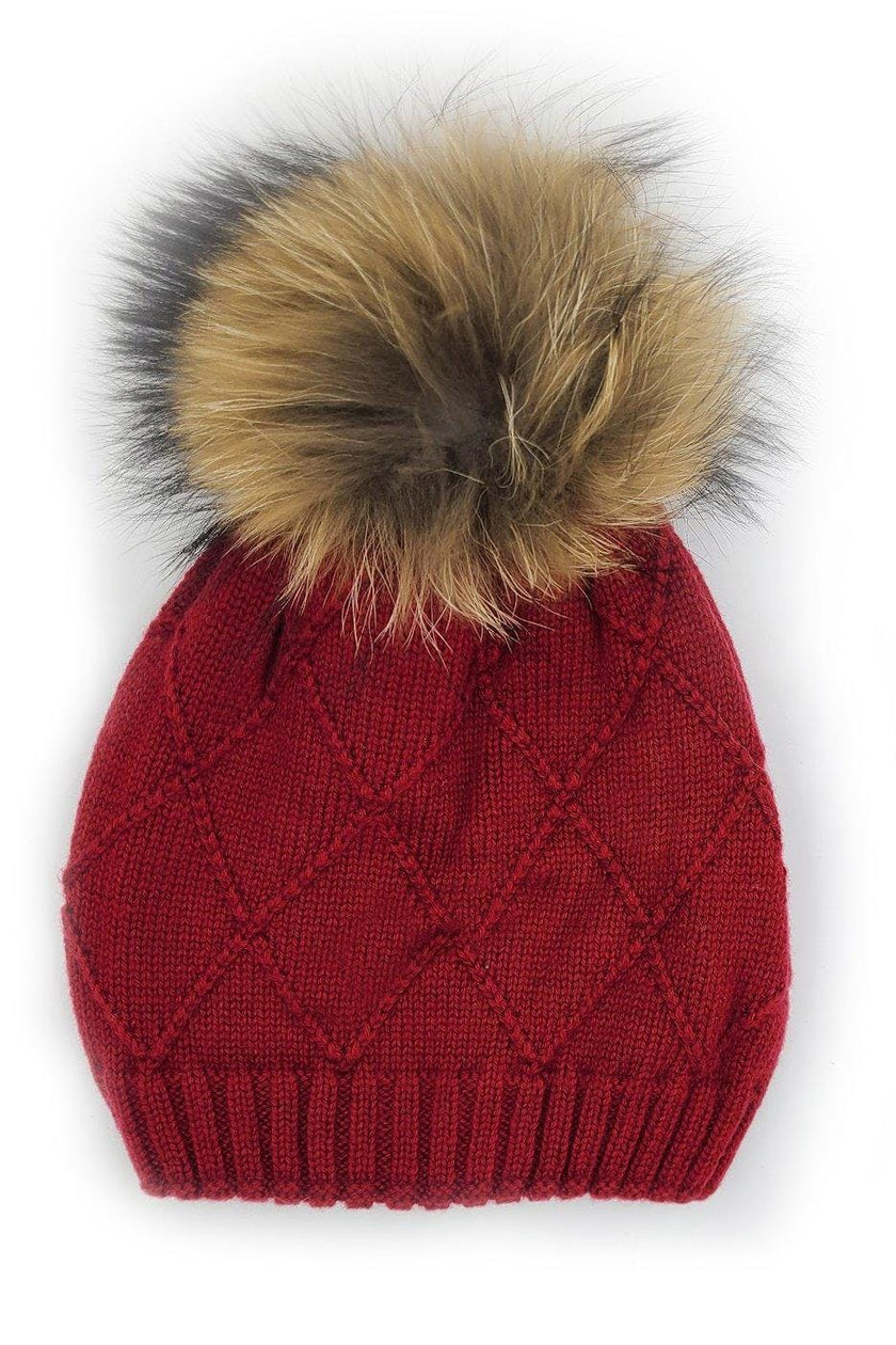 Chunky Knit Hat (Snap On Pom Sold Separately)
