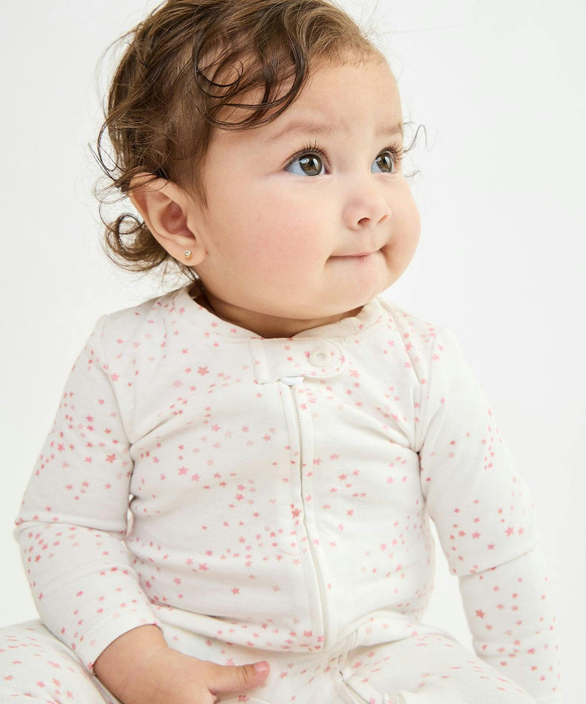 Marley Zip Pajama, Rose Star