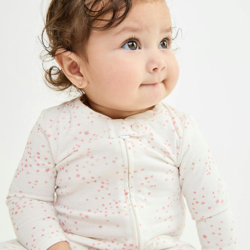 Marley Zip Pajama, Rose Star