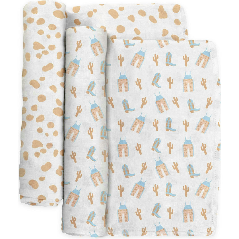 JuJuBe × Studio Oh! Printed Swaddle Blanket Sets