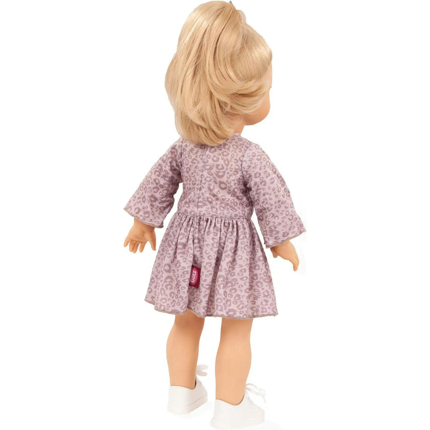 Gotz Jessica “Grey Cats” Precious Day Doll – 18" Standing Girl with Sleeping Eyes