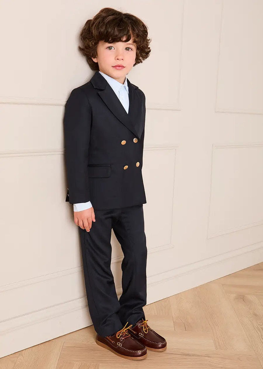 Double Breasted Blazer Jacket in Navy (4-10yrs)