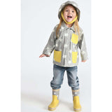 Stars Print Rain Worker Jacket