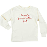 Santa's Favorite Elf Organic Kids T-Shirt Long Sleeve