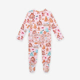 Ginger And Friends Footie Ruffled Zippered One Piece
