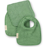 Reversible Bib + Burp Set Sea Foam