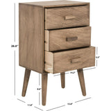 Pomona 3-Drawer Accent Table