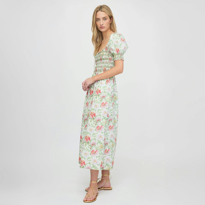 The Madeline Nap Dress - Peony Chintz