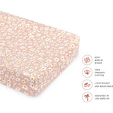 Organic Muslin Cotton Quilted Changing Pad Cover