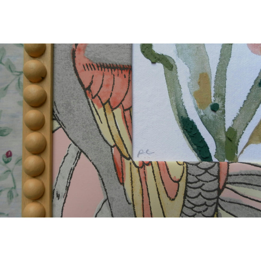 Slow Seeds No. 17 – Original Watercolor & Oil Pastel Painting