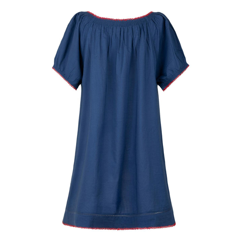 Women's Navy Cotton Coverup