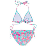 Tropical Glow Teen Recycled Triangle Bikini