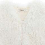 Ivory Faux Fur Chic Vest