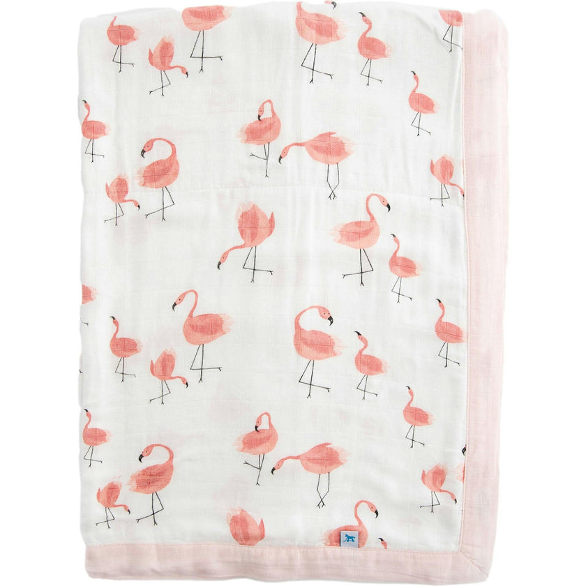 Deluxe Muslin Baby Quilt - Pink Ladies