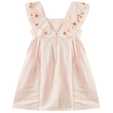 TARTINE ET CHOCOLAT Sleeveless Embroidered Floral Dress