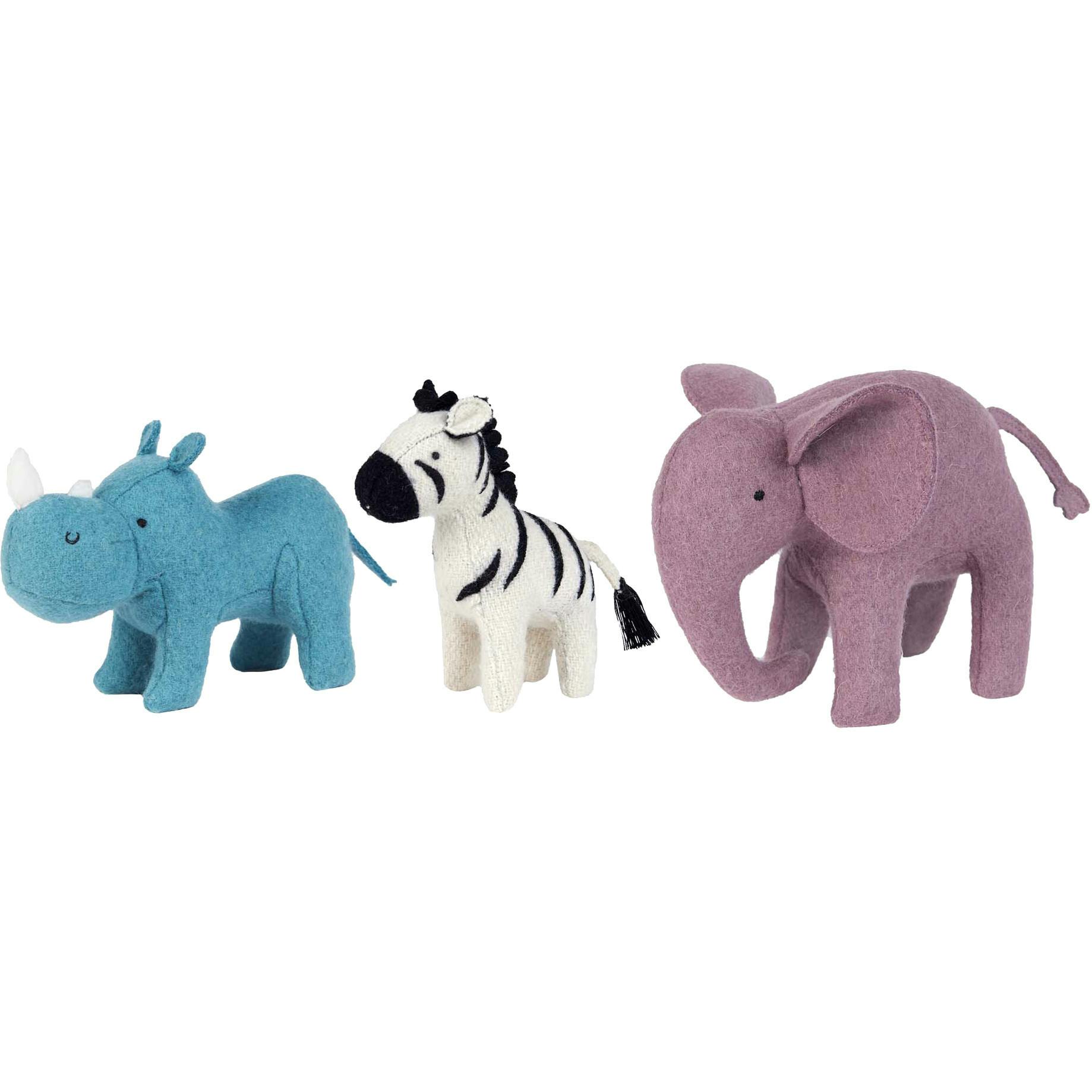 Holdie 3-Friends Animal Toy Set