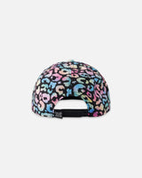 Cap Black Animal Print