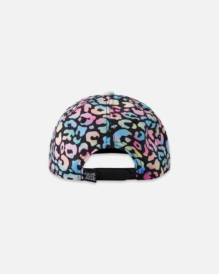 Cap Black Animal Print
