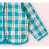 Blue Flowers Reversible Spring Jacket, Blue
