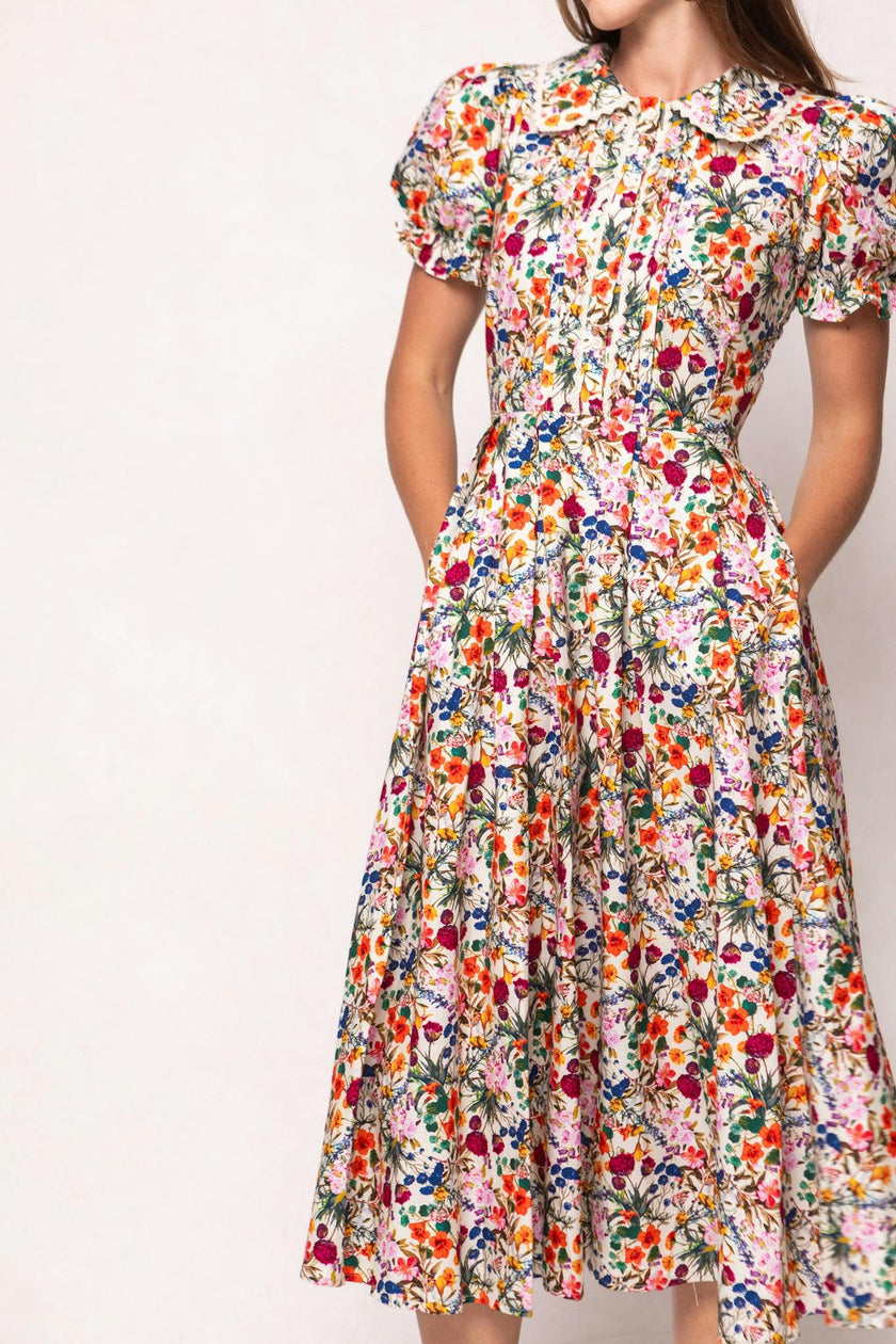 Sophia Dress in Multicolor Floral