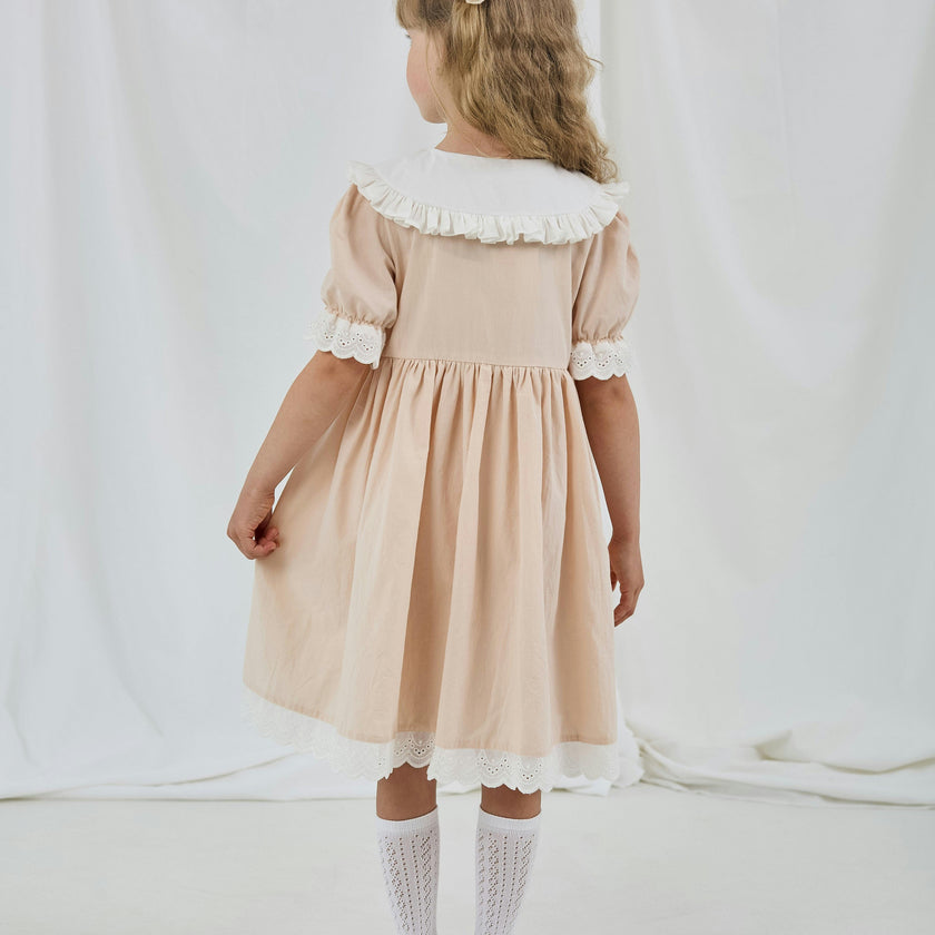 Vintage Collar Cotton Dress
