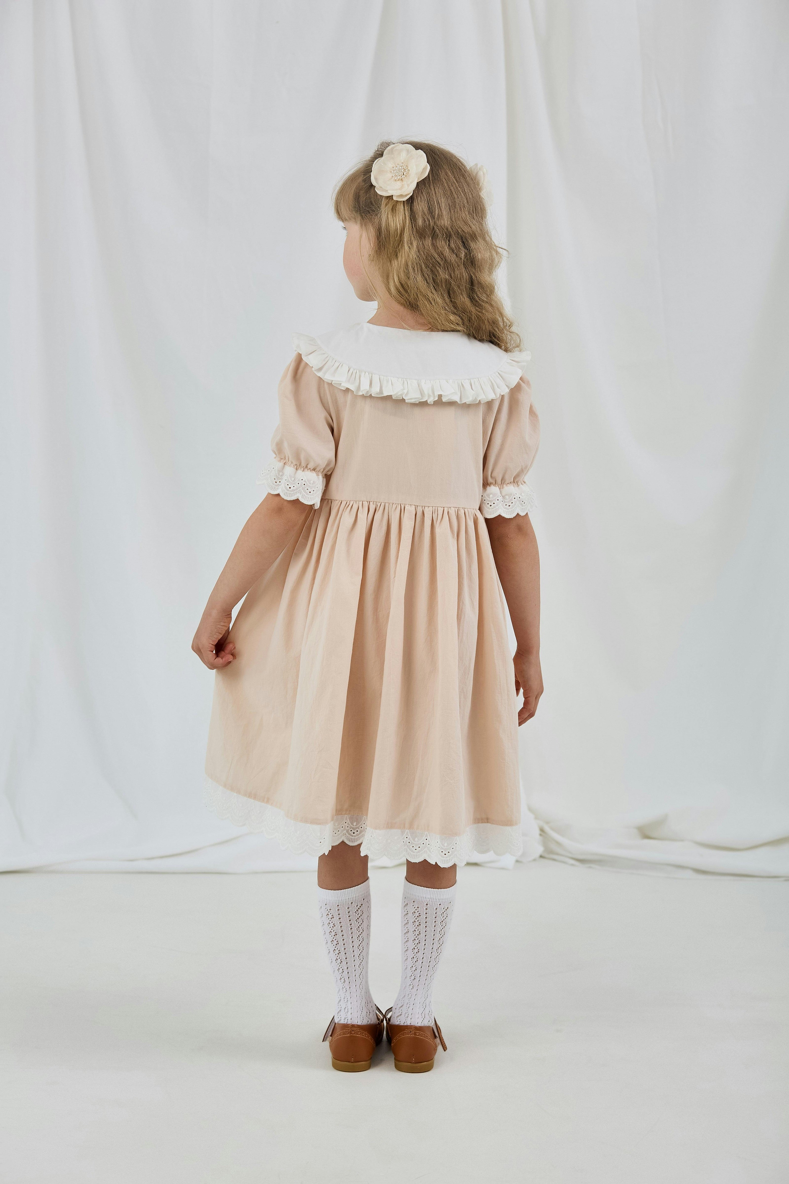 Vintage Collar Cotton Dress