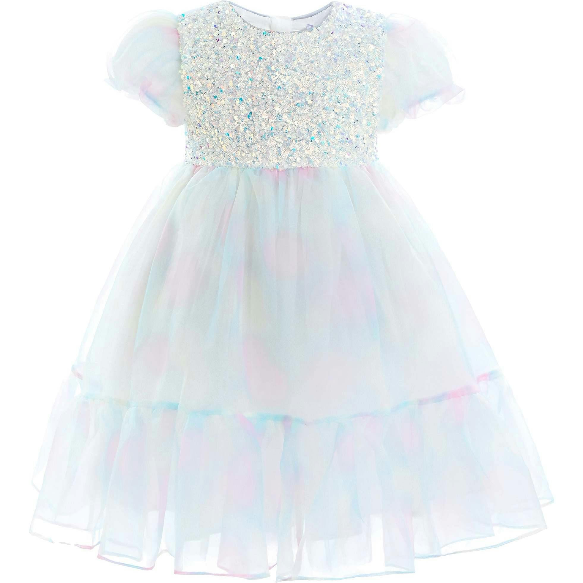 Sequin Color Bloom Dress