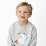 Ghosts - Gray Drop Sleeve Sweatshirt