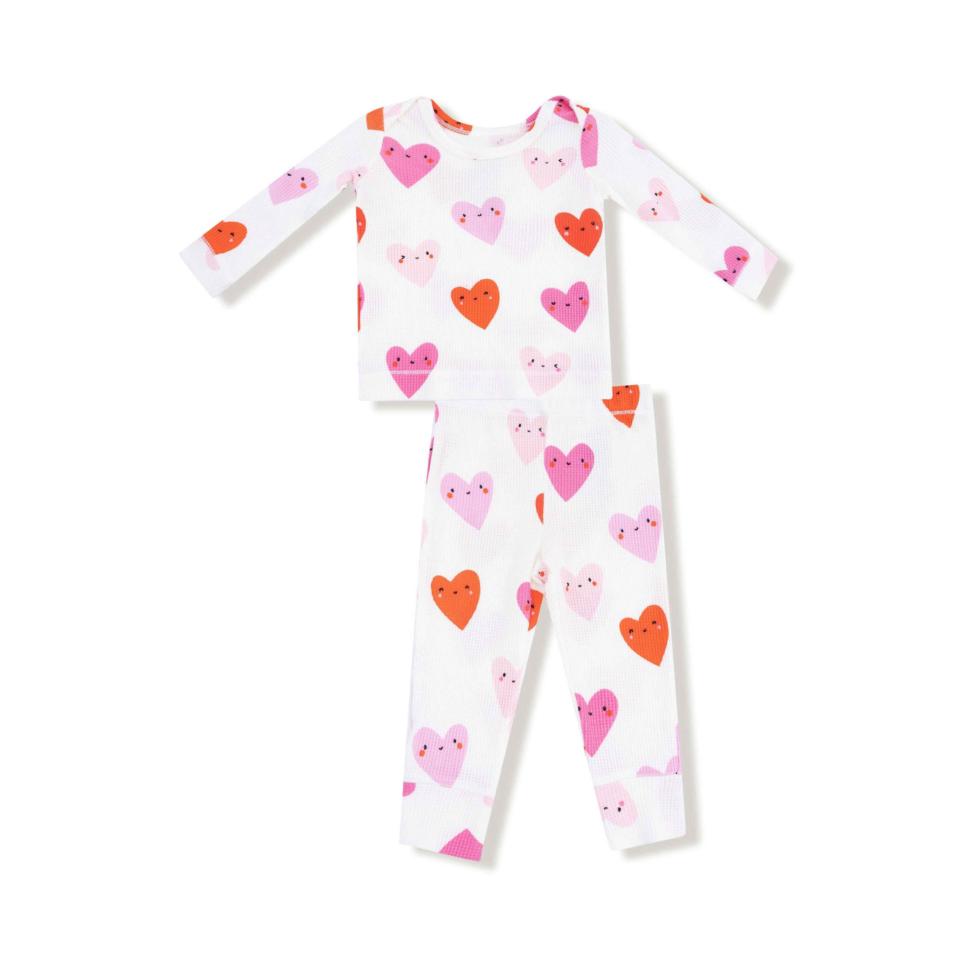 Happy Hearts - Long Sleeve Loungewear Set