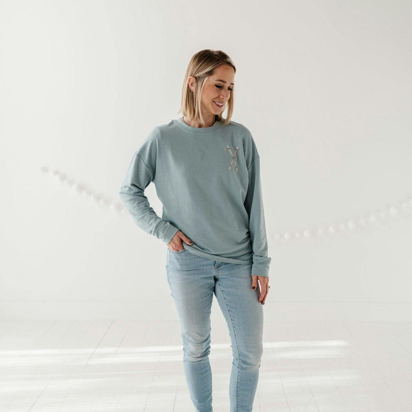 Women's Pullover Mama in Burlwood