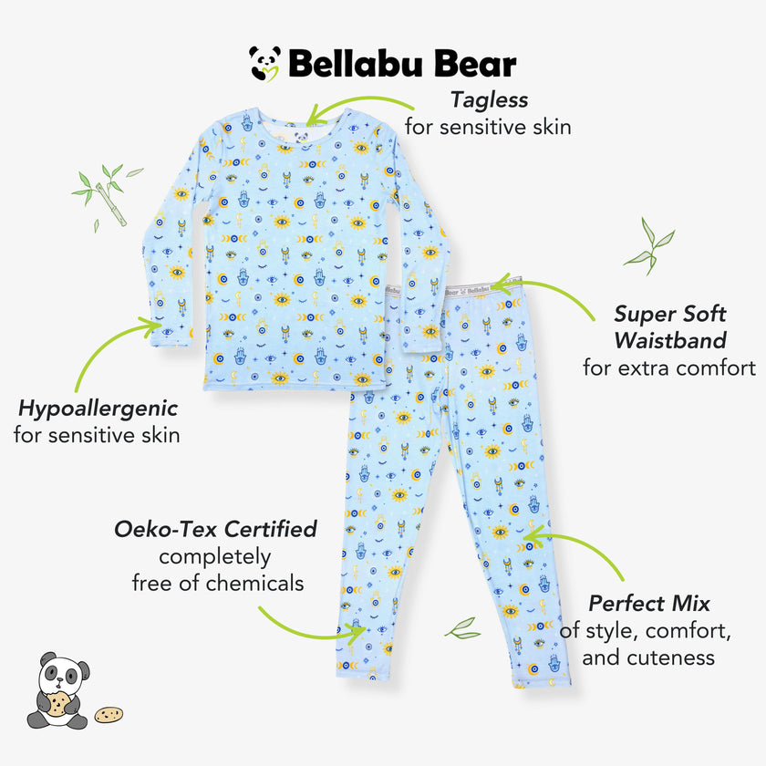 The Eye Blue Bamboo Kids Pajamas