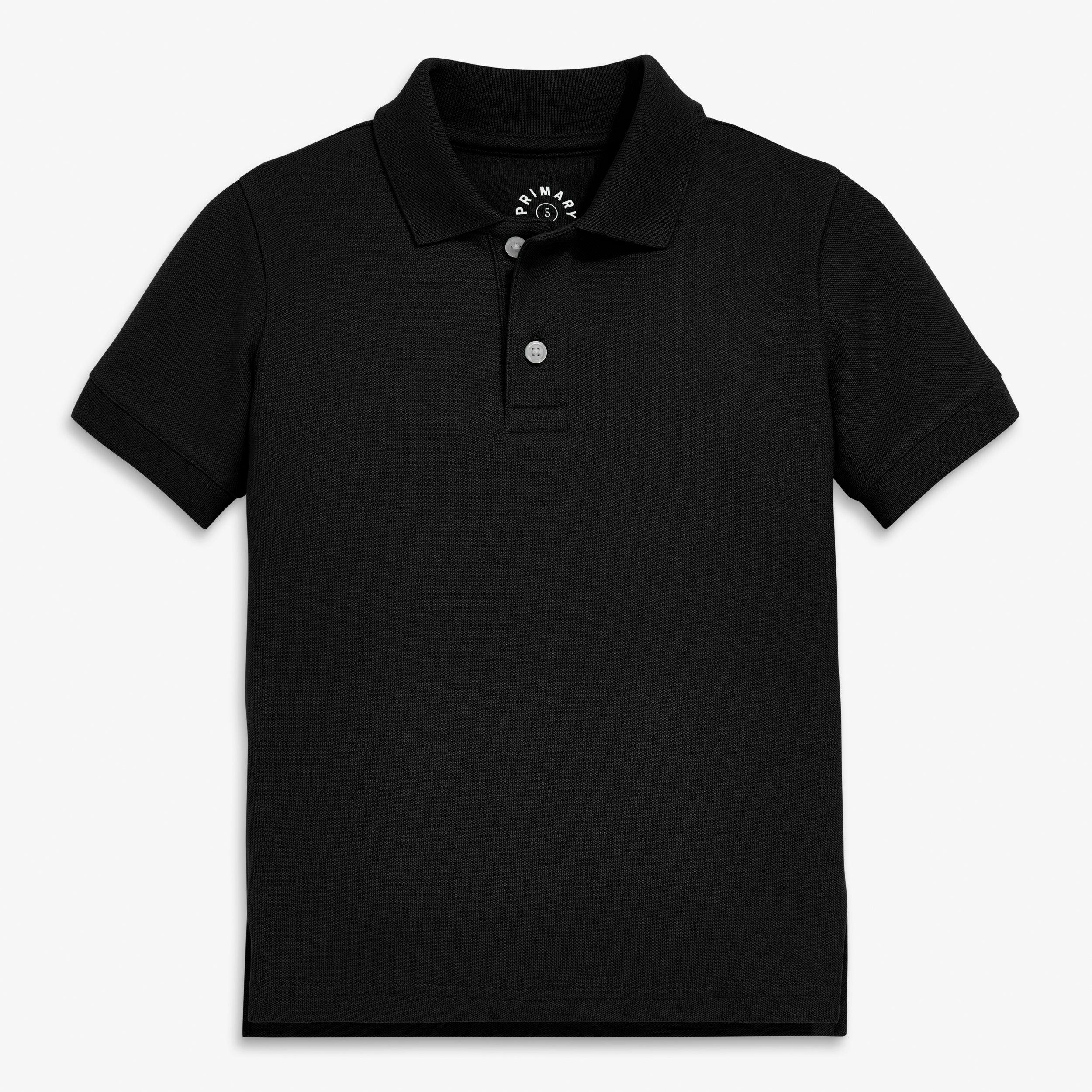Kids short sleeve pique polo