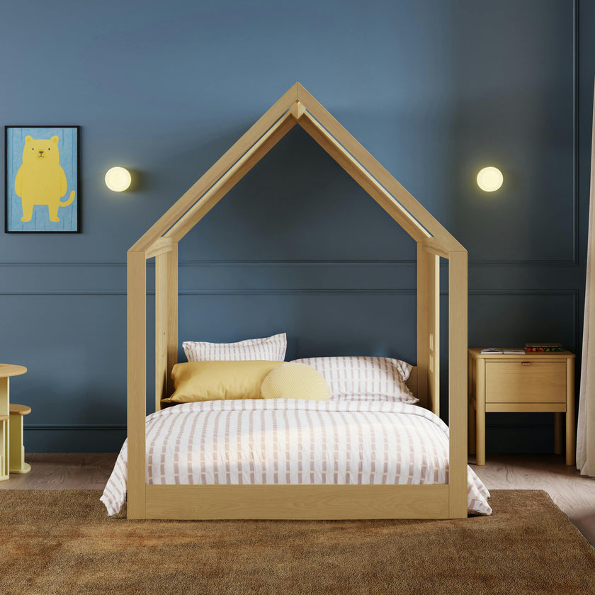 Uchi Montessori-Inspired House Full Bed in Honey