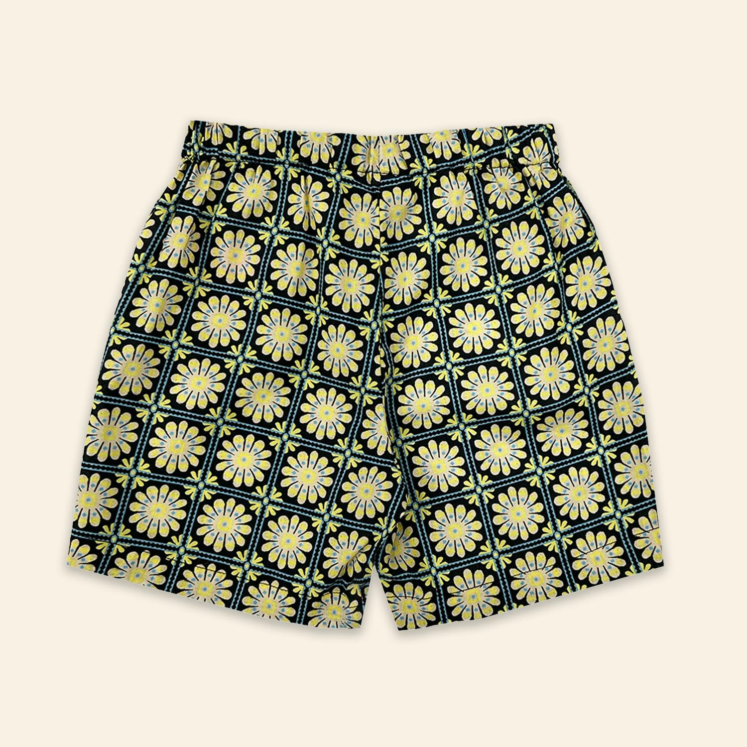 Kids Otto Shorts Starflower Tile