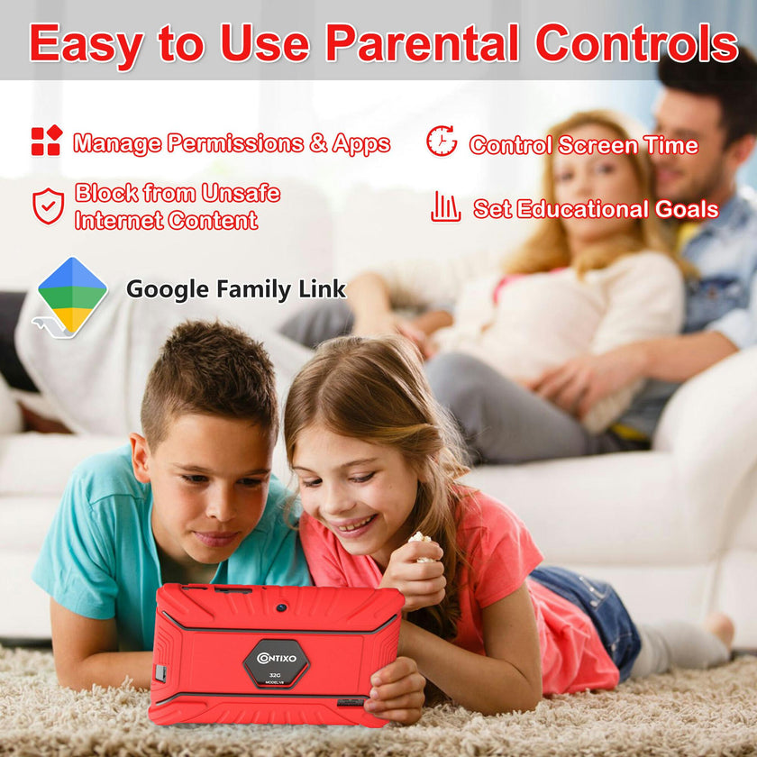 Contixo V8 32GB 7"" Kids Contixo Academy Tablet