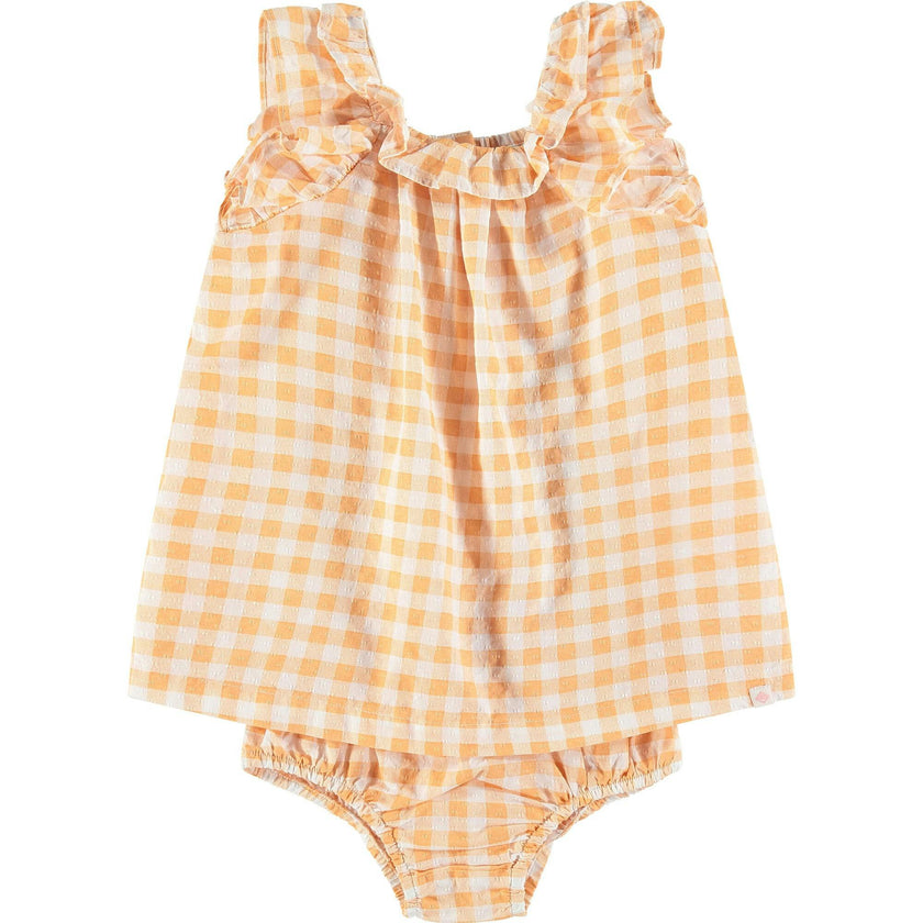 Checkered Tank Top & Bloomer 2-Piece Set