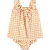 Checkered Tank Top & Bloomer 2-Piece Set