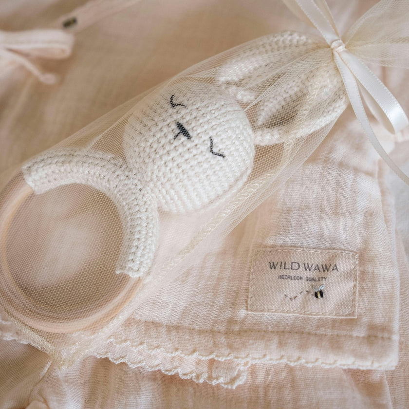 Crochet Rattle in Bunny