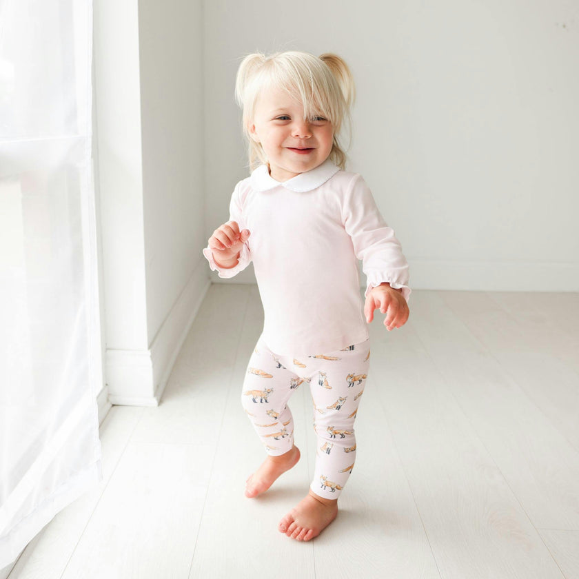 Peach Peter Pan Top